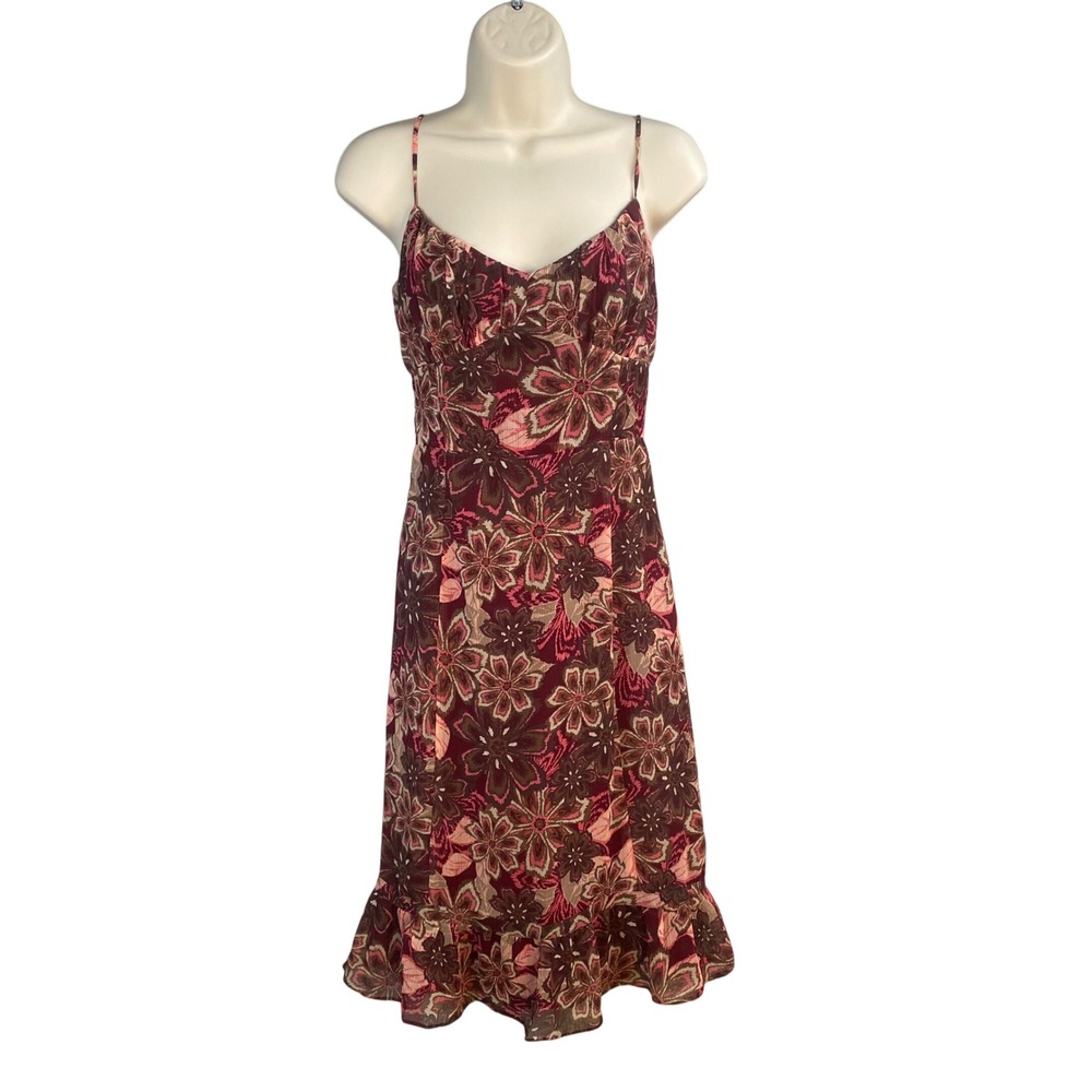 Ann Taylor LOFT Babydoll Dress Womens 6P Y2k Fairy Cottage Boho Indie‎ Romantic